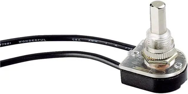 Alt view image 2 of 4 - Gardner Bender Nickel Plated Push-Button Switch GSW-24