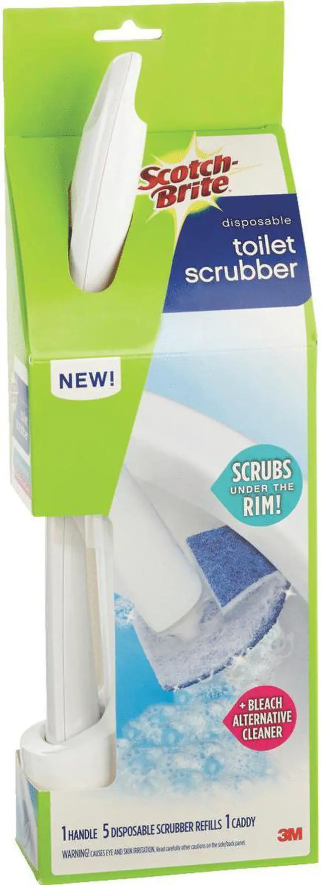 Alt view image 3 of 17 - Scotch-Brite Disposable Toilet Scrubber