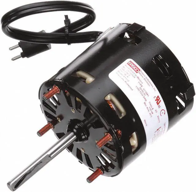 Alt view image 2 of 2 - FASCO D1132 Condenser Fan Replacement Motor, Heatcraft OEM, 1/20 HP, 1300/1500