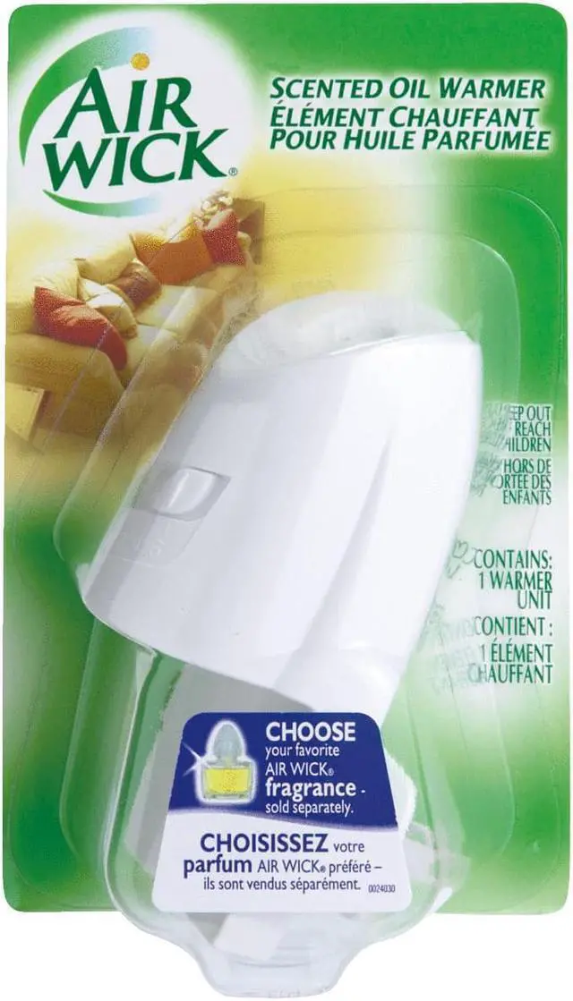 Alt view image 2 of 10 - Air Wick Scented Oil Warmer 1 3/4w x 2 11/16d x 3 5/8h White/Gray 6/Carton 78046