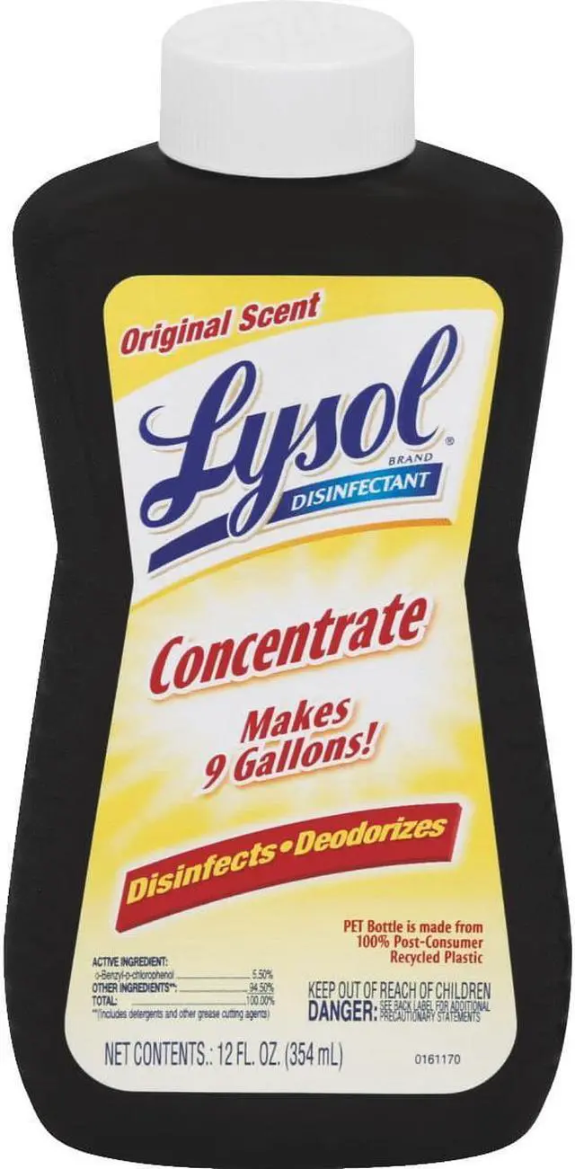 Alt view image 2 of 9 - LYSOL Concentrate Disinfectant 12 oz Bottle 6/Carton 77500