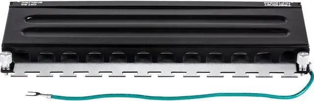 Alt view image 3 of 20 - TRENDnet TC-P12C6AS (V1.0R) 12-Port Cat6A Shielded Wall Mount Patch Panel