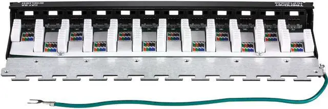 Alt view image 6 of 20 - TRENDnet TC-P12C6AS (V1.0R) 12-Port Cat6A Shielded Wall Mount Patch Panel