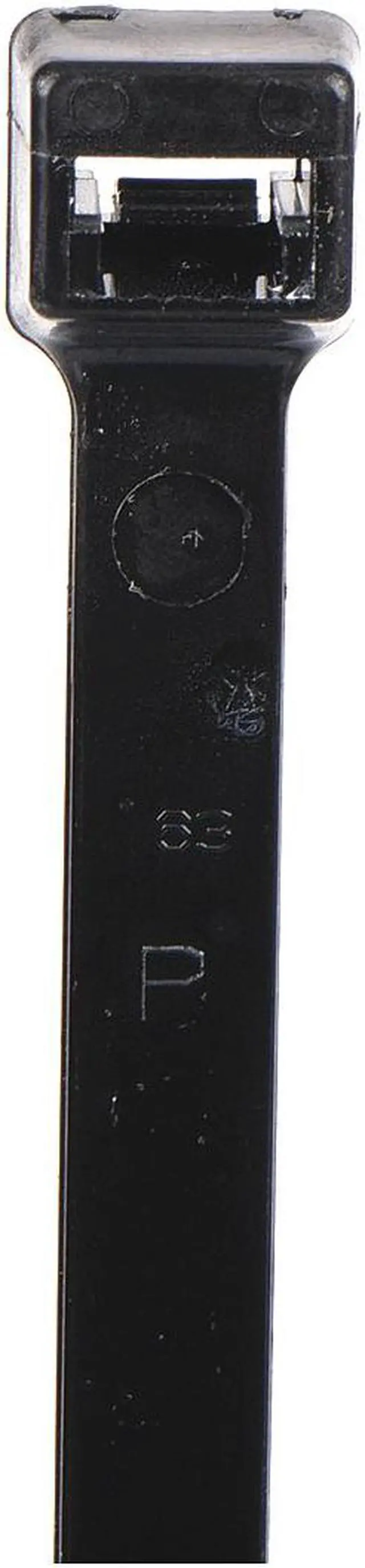Main image of PANDUIT PLT9LH-L0 30.50" L, 0.30" W, Black Nylon Cable Tie, PK 50