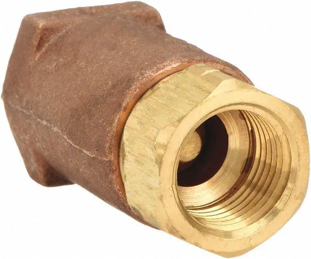 Main image of APOLLO VALVES 61LF50301 1/2" FNPT Lead Free Bronze Ball Cone Check Valve