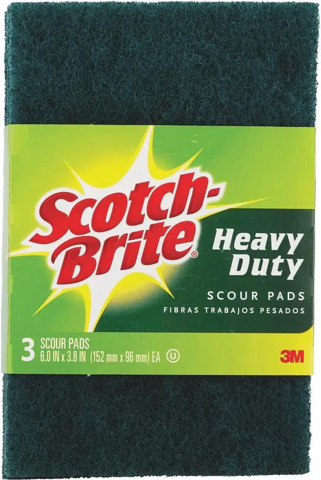 Alt view image 3 of 15 - 3M Scotch-Brite Heavy Duty Scouring Pad (3 Count) 223-10