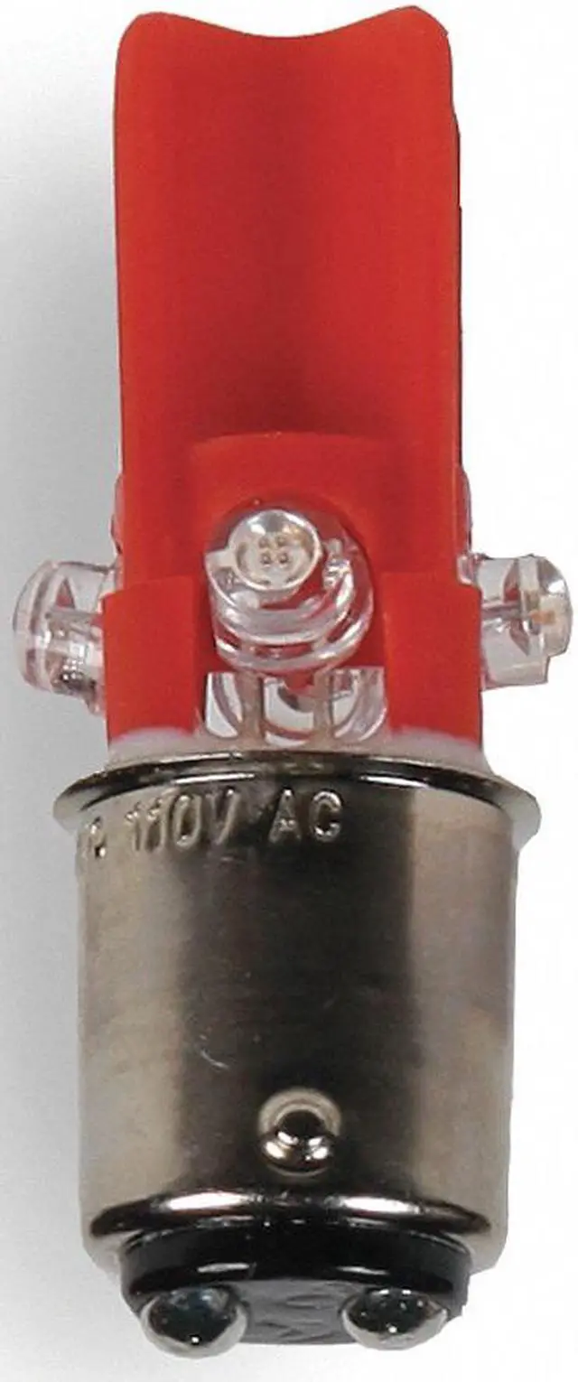 Alt view image 2 of 3 - EDWARDS SIGNALING 270LEDR24V Miniature LED Bulb,24V