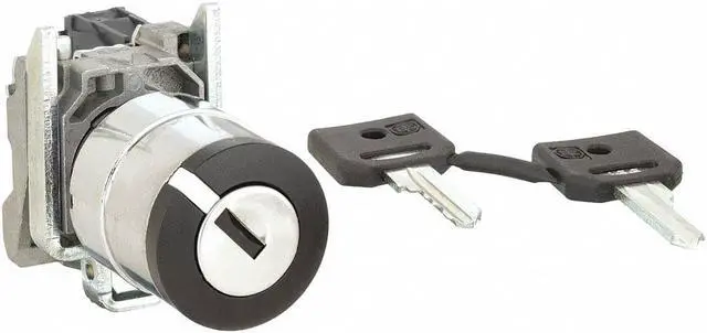 Main image of SCHNEIDER ELECTRIC XB4BG21 Non-Illum Selector Swtch,Zamak/SS,Chrome