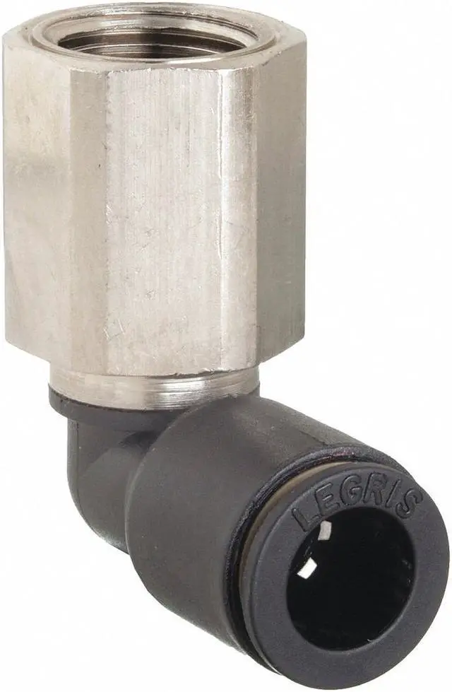 Main image of LEGRIS 3009 56 11 Push-Fit Elbow Fitting, 1/4 in Tube Size,