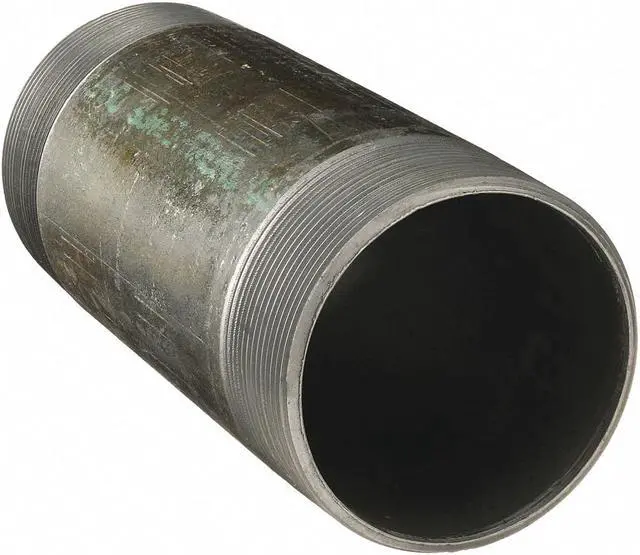 Alt view image 2 of 2 - BECK 0330036005 1-1/2" x 10" Black Pipe Nipple Sch 40