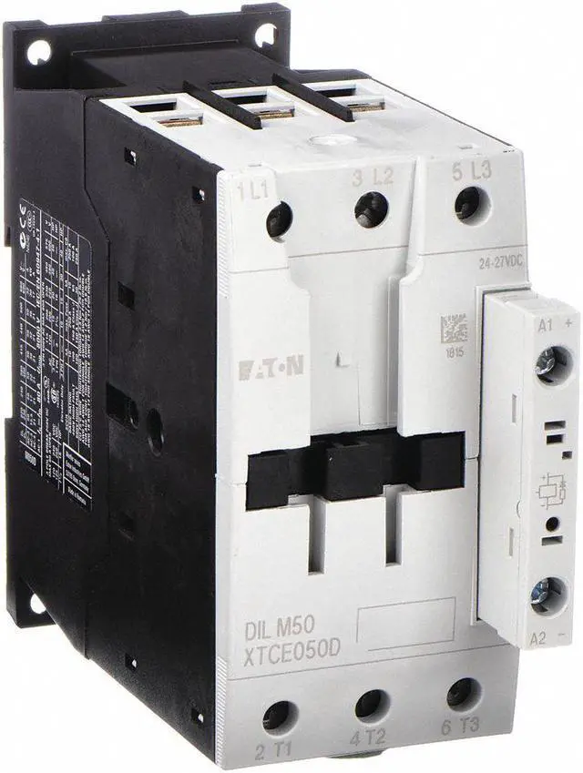 Main image of EATON XTCE050D00B IEC Magnetic Contactor, 3 Poles, 240V AC, 50 A, Reversing: No
