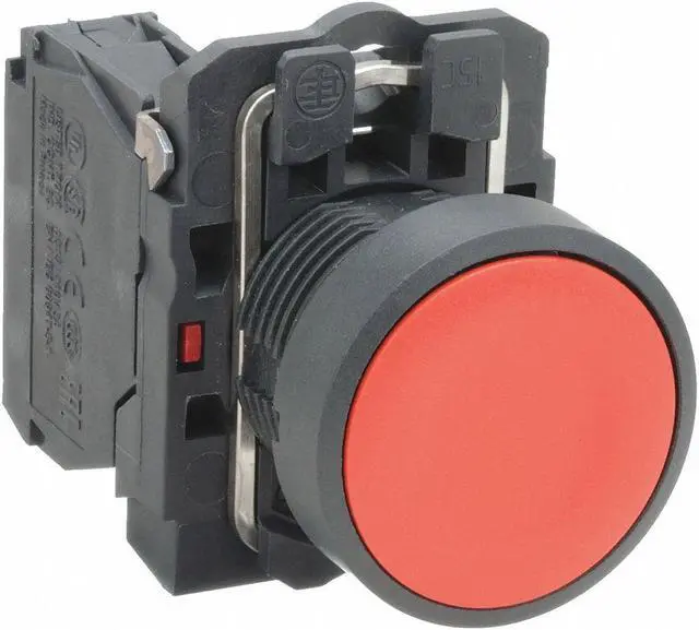 Main image of SCHNEIDER ELECTRIC XB5AA42 Push Button Operator, 22 mm, 1NC, Red