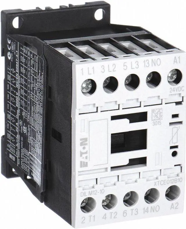 Main image of EATON XTCE012B10C IEC Magnetic Contactor, 1NO, 480V AC, 3 P, Non-Reversing,