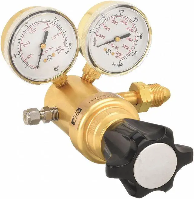 Alt view image 2 of 4 - HARRIS KH1114 High Pressure Gas Regulator, Argon, Helium, Nitrogen, Single