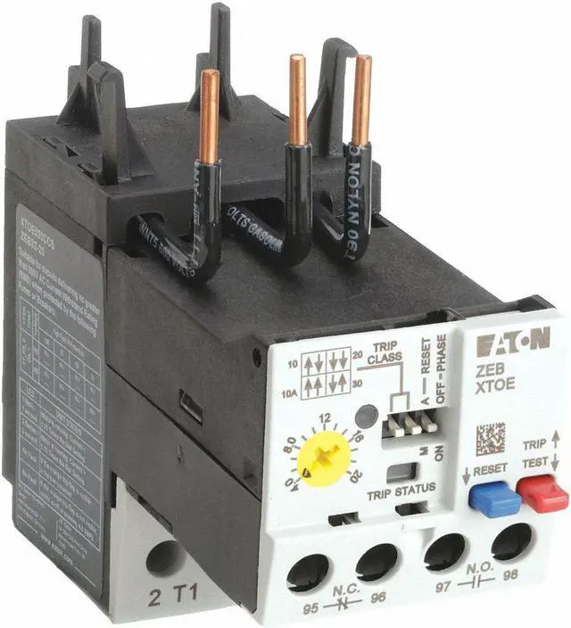 Alt view image 2 of 3 - EATON XTOE020CCS Ovrload Relay,4 to 20A,Class 10/20/30,3P