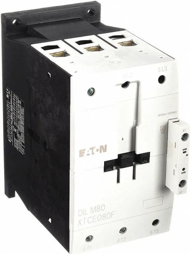 Main image of EATON XTCE080F00A IEC Magnetic Contactor, 3 Poles, 120 V AC, 80 A, Reversing: No