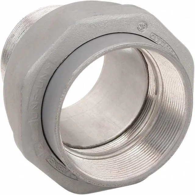 Main image of 4-15/16" Union, 3-1/2" FNPT x 3-1/2" MNPT, Copper Free Aluminum