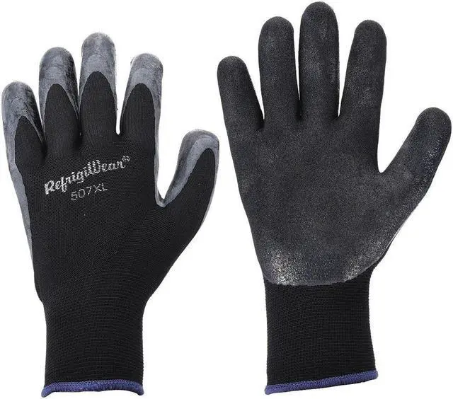 Main image of Cold Protection Gloves, Terry Cloth Lining, Slip-On Cuff, Black, L, PR 1