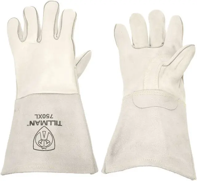 Alt view image 4 of 6 - Tillman 750 Premium Top Grain Elkskin Welding Gloves, Large