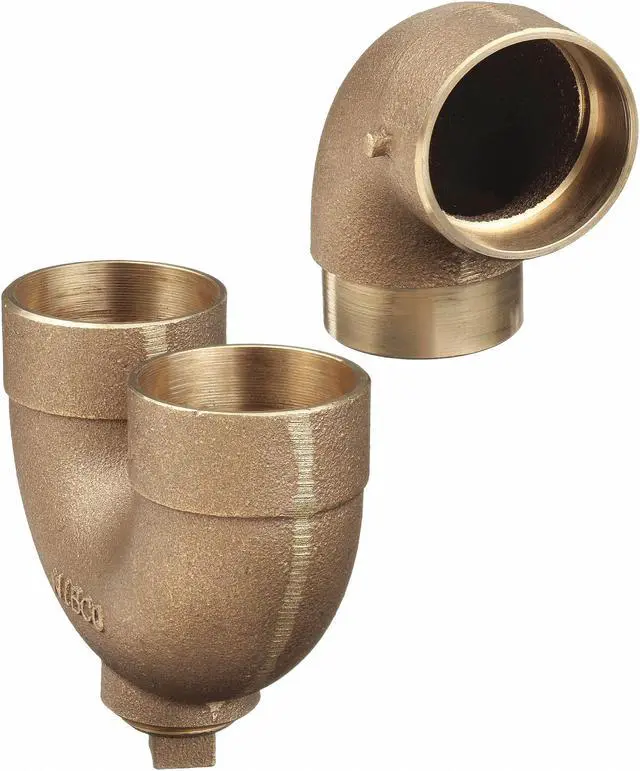 Alt view image 3 of 4 - NIBCO 884 11/2 Cast Bronze, Trap, P-Trap