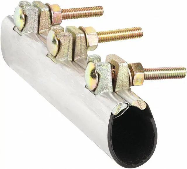 Alt view image 2 of 3 - ZORO SELECT 330-099 Repair Clamp,Three Bolt,2 1/2 In,304SS