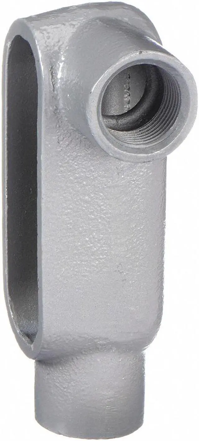Main image of HUBBELL KILLARK LL57 Conduit Outlet Body,Iron,LL,1-1/2 In.