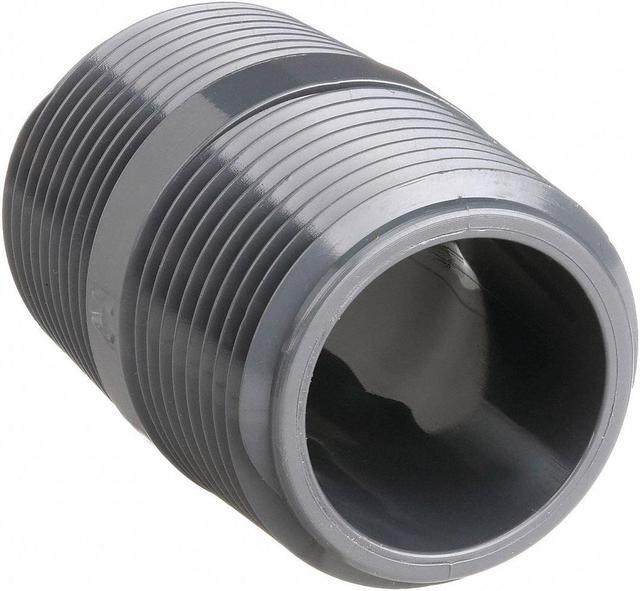 Main image of ZORO SELECT 886-020 1-1/2" MNPT x 2" TBE PVC Pipe Nipple Sch 80