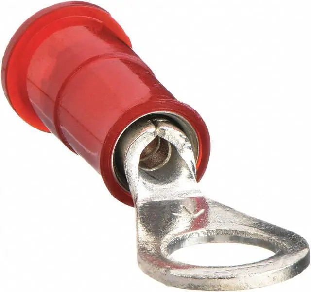 Alt view image 2 of 3 - 3M MNG18-10R/LX Ring Terminal, #10 Stud Size, 18 AWG, 1,000 V, Nylon Insulated,