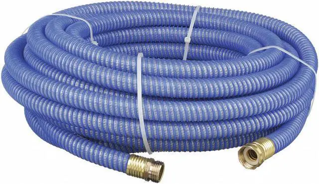 Alt view image 2 of 6 - TUFF GUARD PGH-50-BL 5/8 in ID x 50 ft L Water Hose, TPE Tube, Blue, Brass x