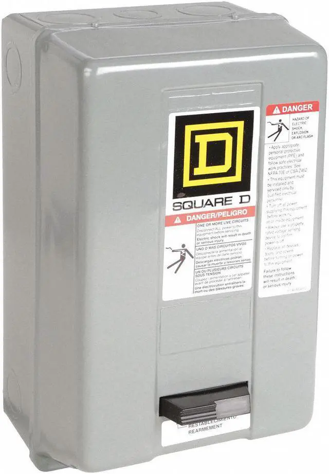 Alt view image 4 of 4 - SQUARE D 8536SBG2V02S Nonreversing Magnetic Motor Starter, 1 NEMA Rating, 120V