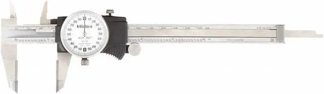 Main image of MITUTOYO 505-744 Dial Caliper,6In,0.200/Rev,Carbide