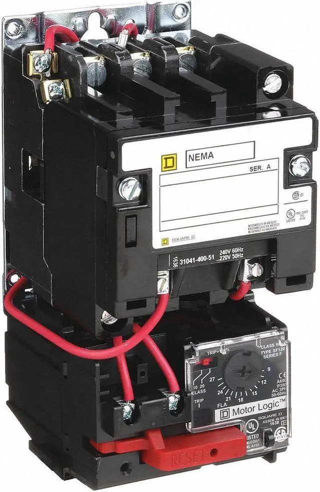 Alt view image 2 of 5 - SQUARE D 8536SCO3V02H30S Nonreversing NEMA Magnetic Motor Starter, No Enclosure