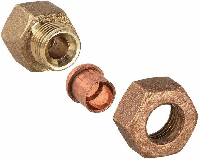 Alt view image 2 of 2 - NIBCO 7333-LF 1/4 Fitting Union,Low-Lead Cast Bronze