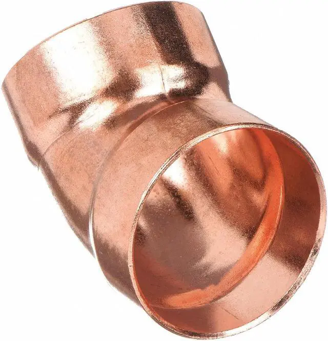 Alt view image 2 of 2 - NIBCO 906 3 3" NOM C Copper 45 Degree DWV Elbow
