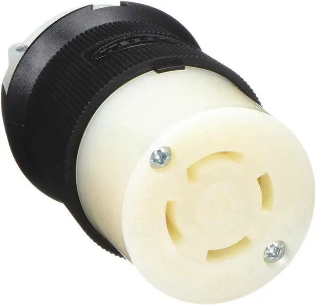 Main image of HUBBELL WIRING DEVICE-KELLEMS HBL2763 Locking Connector, L19-30R, 30 A,