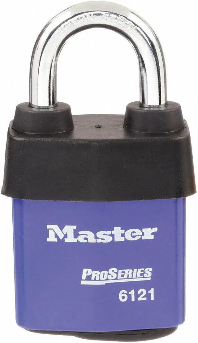 Main image of MASTER LOCK 6121KABLU Lockout Padlock,KA,Blue