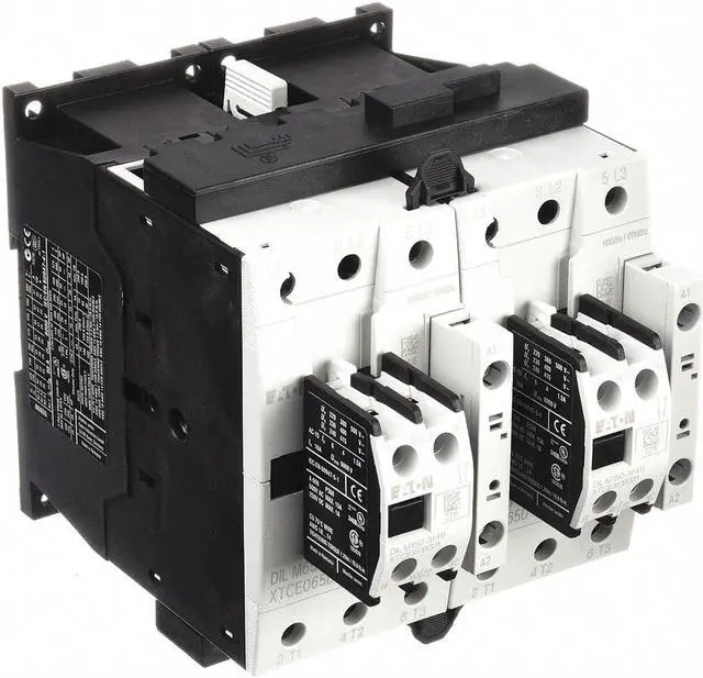 Alt view image 3 of 3 - EATON XTCR065D11A IEC Magnetic Contactor, 3 Poles, 120V AC, 65 A, Reversing: Yes