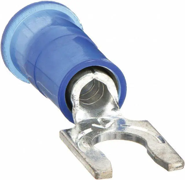 Main image of 3M MNG14-14FLX Fork Terminal, 1/4 in Stud Size, 14 AWG, 600 V, Nylon Insulated,