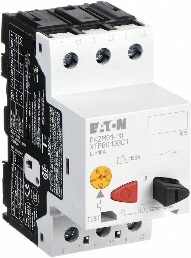 Alt view image 2 of 3 - EATON XTPB010BC1 Manual Mtr Protctr,10A,PushButtn,Frame B