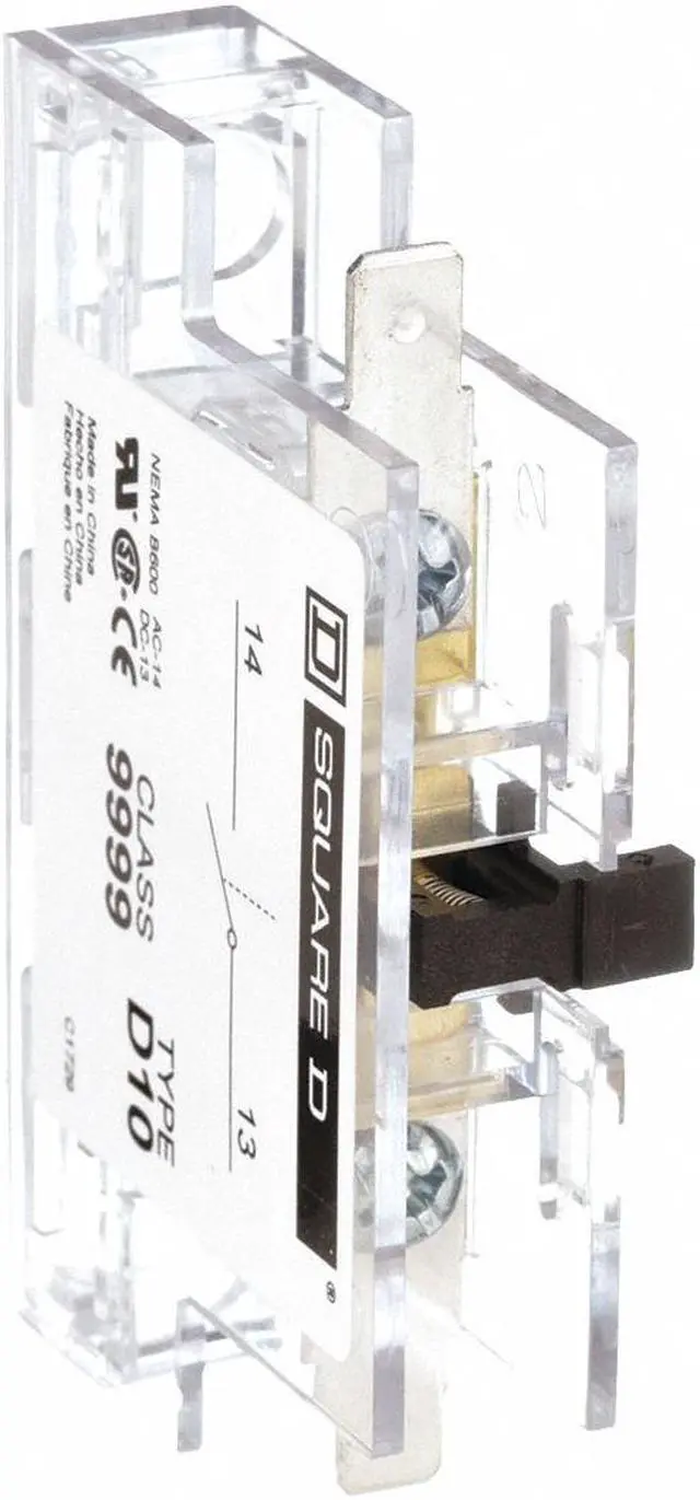 Alt view image 3 of 3 - SQUARE D 9999D10 Auxiliary Contact,1 NO