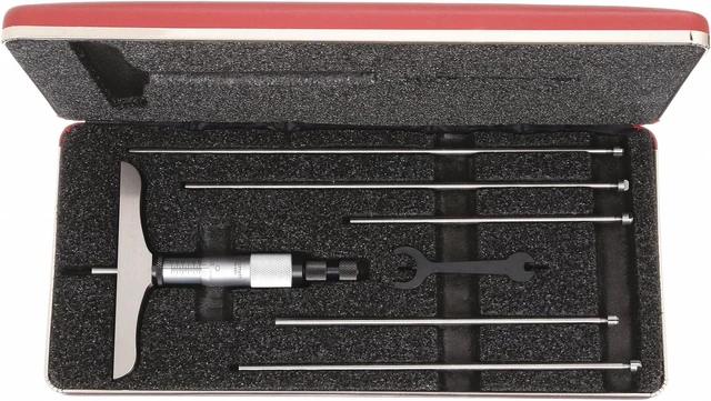 Main image of STARRETT 445BZ-6RL Depth Micrometer,0 to 6"