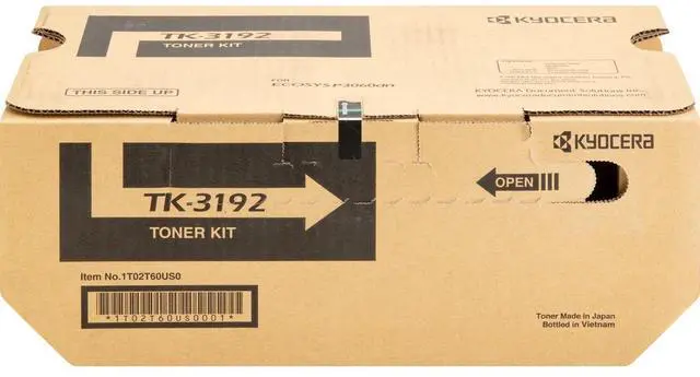 Alt view image 4 of 7 - Black Toner Cartridge for Kyocera TK-3192 ECOSYS M3660idn, ECOSYS M3860idn, ECOSYS M3860idnf, ECOSYS P3060dn, ECOSYS P3260dn, Genuine Kyocera Brand