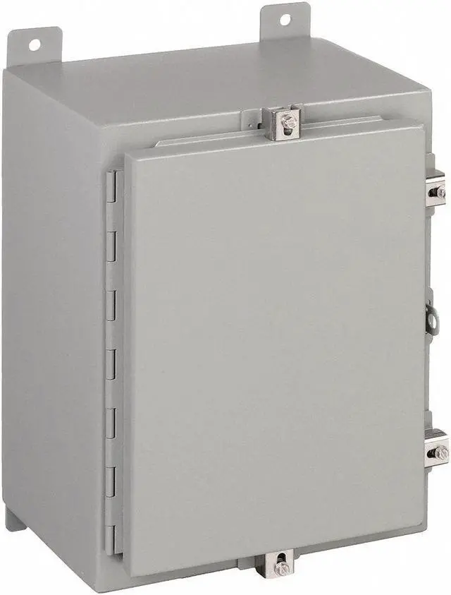 Main image of WIEGMANN N4161208 Padlockable Hasp with Clamps Electrical Enclosures, 16 in H,