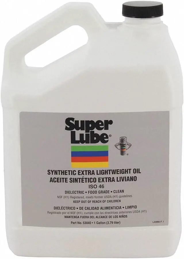Alt view image 2 of 2 - SUPER LUBE 53040 1 gal Hydraulic Oil Bottle 32 ISO Viscosity, 75W SAE