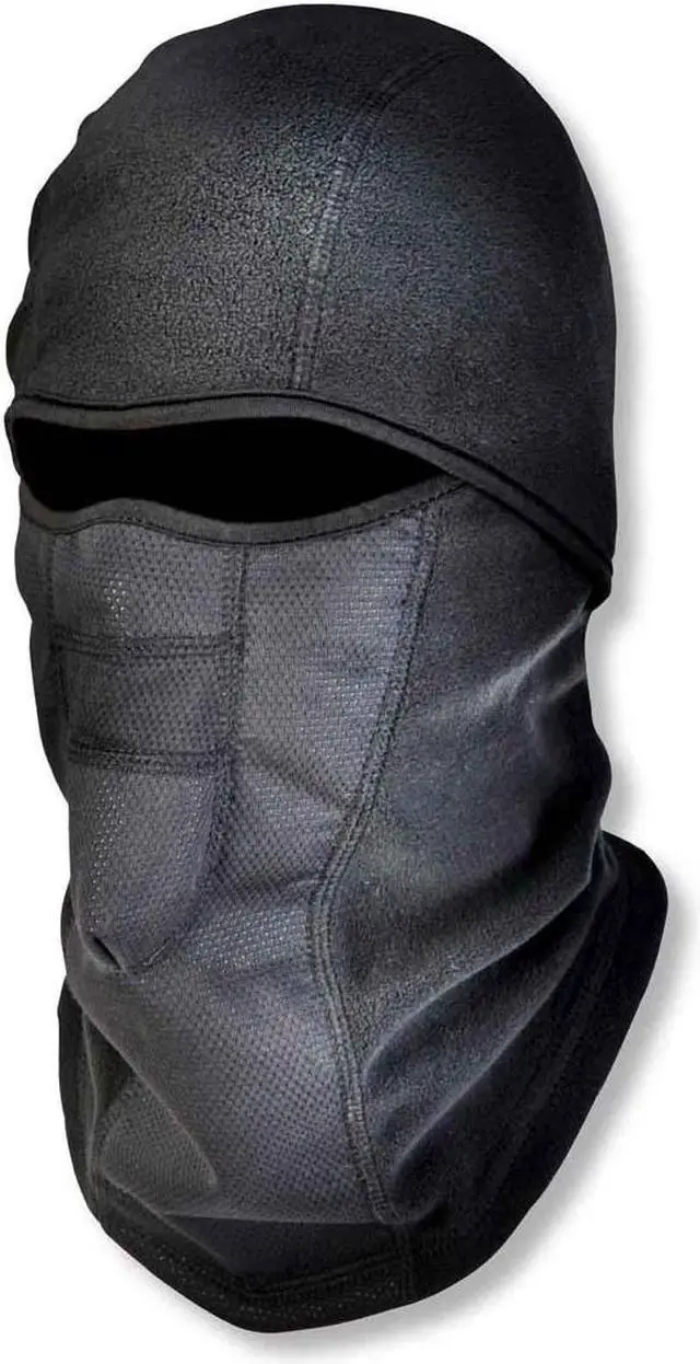 Alt view image 3 of 10 - Wind-Proof Hinged Balaclava Stretchable Black