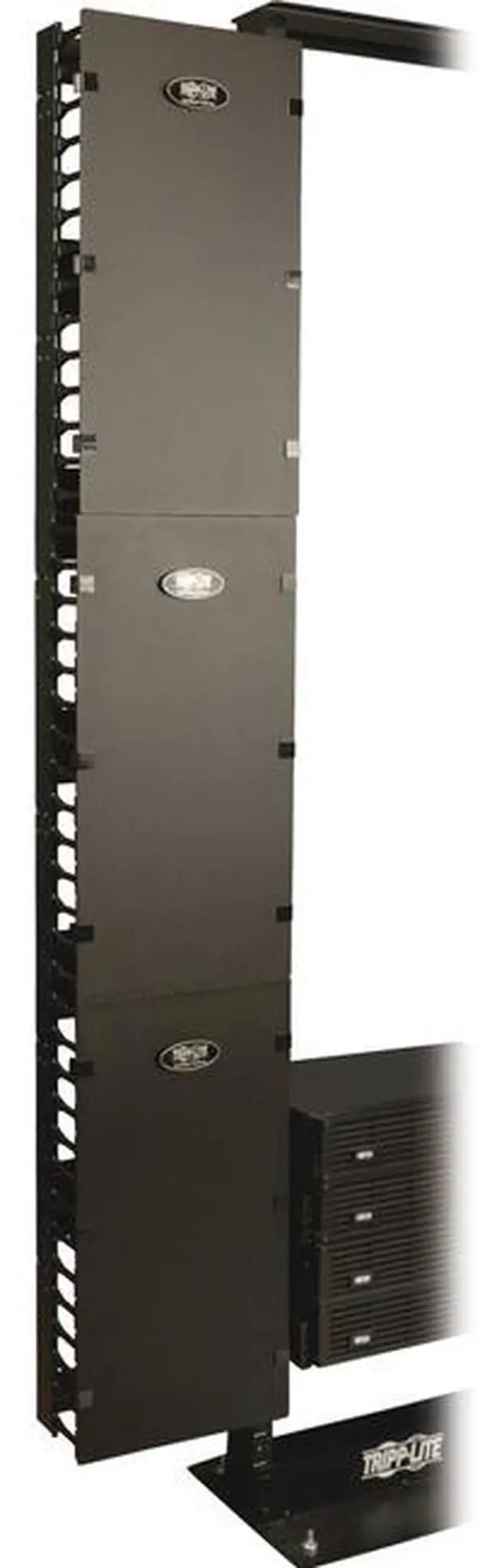 Alt view image 5 of 6 - Tripp Lite Open Frame Rack 6Ft Vertical Cable Manager 12In Wide