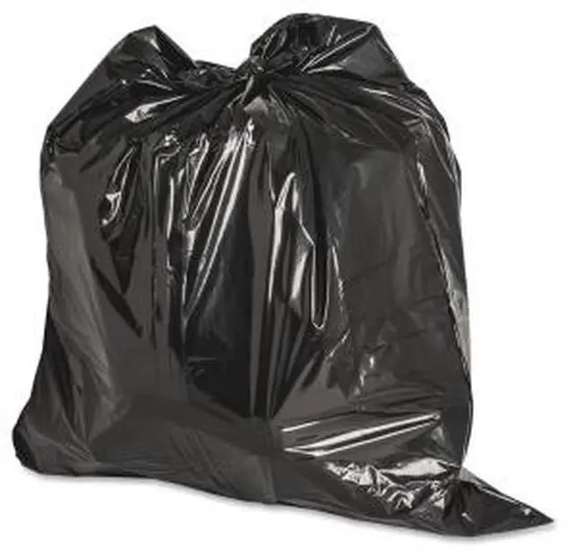 Main image of Genuine Joe Heavy-Duty Trash Bags 1.5 Mil 20-30 Gallon 100/CT Black 01532