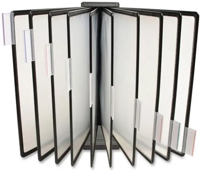 Main image of Business Source Basic Catalog Display Racks 20 Documents Black 62889