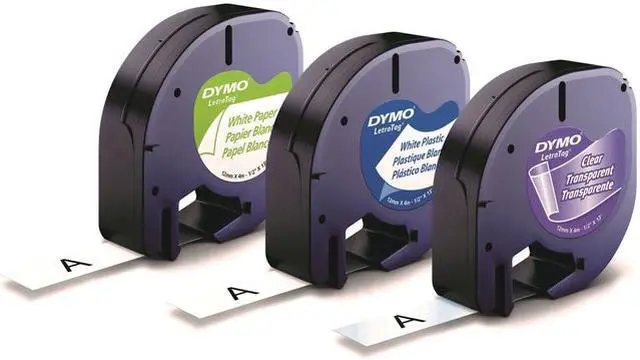 Alt view image 4 of 14 - Dymo Letratag 3-Roll Starter Kit
