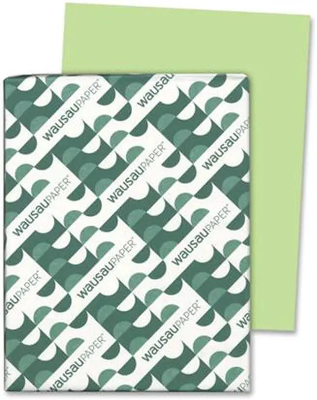 Alt view image 2 of 9 - Neenah Paper Astrobrights Colored Paper 24lb 8-1/2 x 11 Vulcan Green 500 Sheets